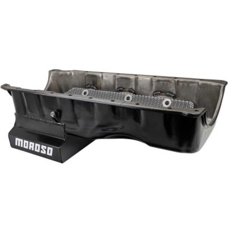 Moroso BBC Gen V/VI / GM ZZ632 Wet Sump 8in Steel Oil Pan - 21051