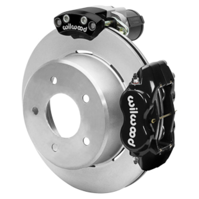 Wilwood 88-98 GM C1500 Rear Electronic Parking Brake Kit Black 12.19in Rotor 3.25in Offset - 140-18043