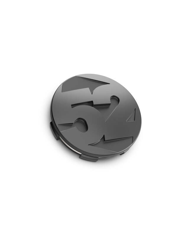 fifteen52 65mm Snap In Center Cap Single for Rally Sport/MX/SV Wheels - Frosted Graphite - 52-TW-CAP-FG