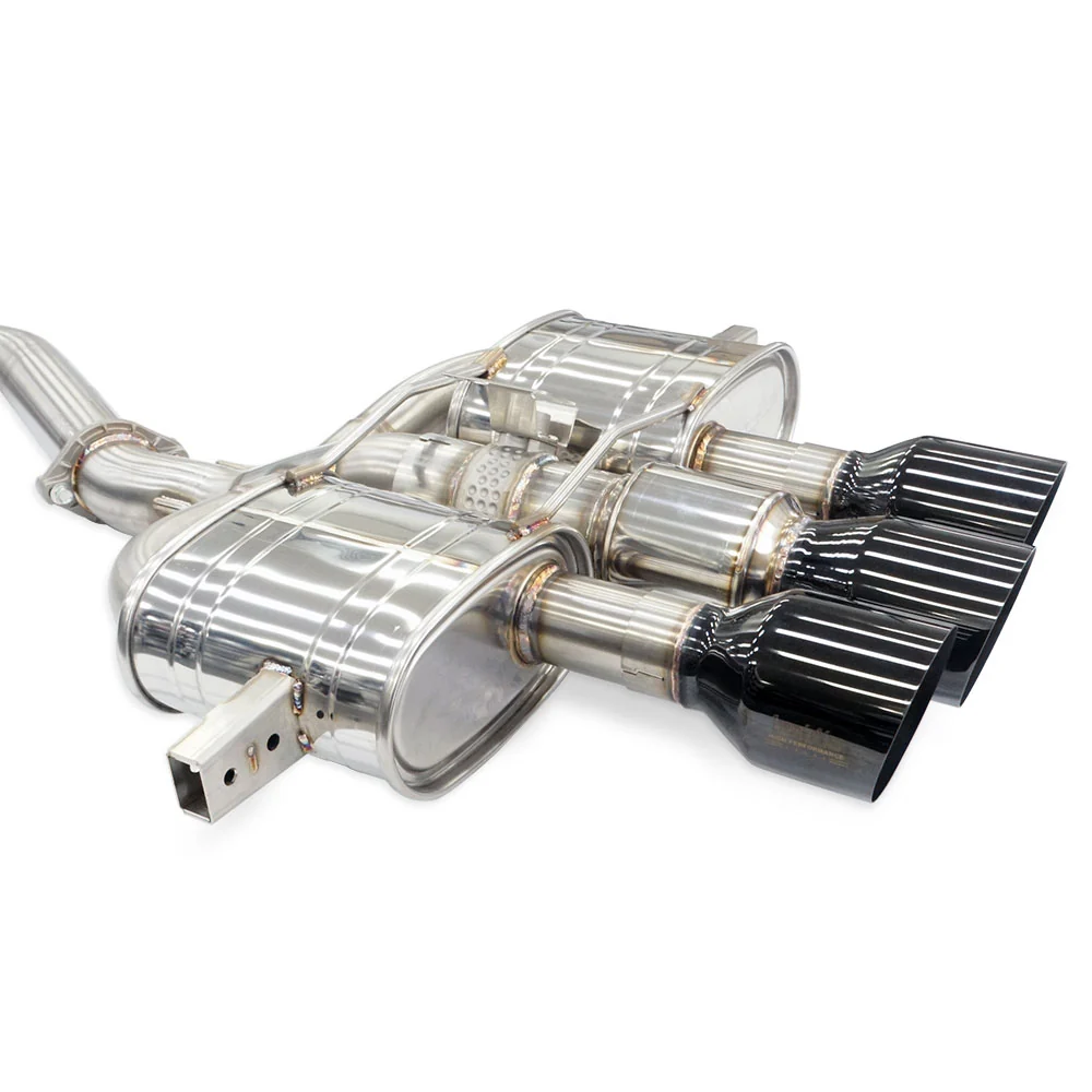 Invidia 22-25 Honda Civic Type R FL5 Q300 Black Tip Cat-back Exhaust - HS22CTRFQ33SBL