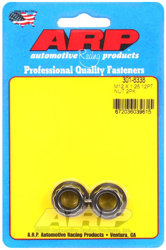 ARP M12 X 1.25 12pt nut kit - 301-8338