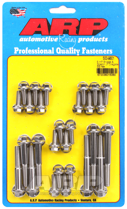 ARP 5 HP Briggs & Straton Jr Dragster SS hex acc kit - 500-9601