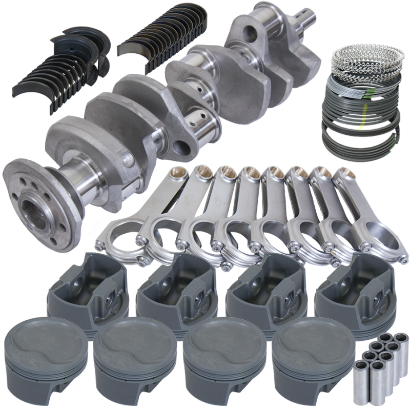Eagle Chevy 350 3.750in Crank 5.700in H-Beam -16cc Inv Dome 4.040in Pistons Rotating Assembly - 12007040