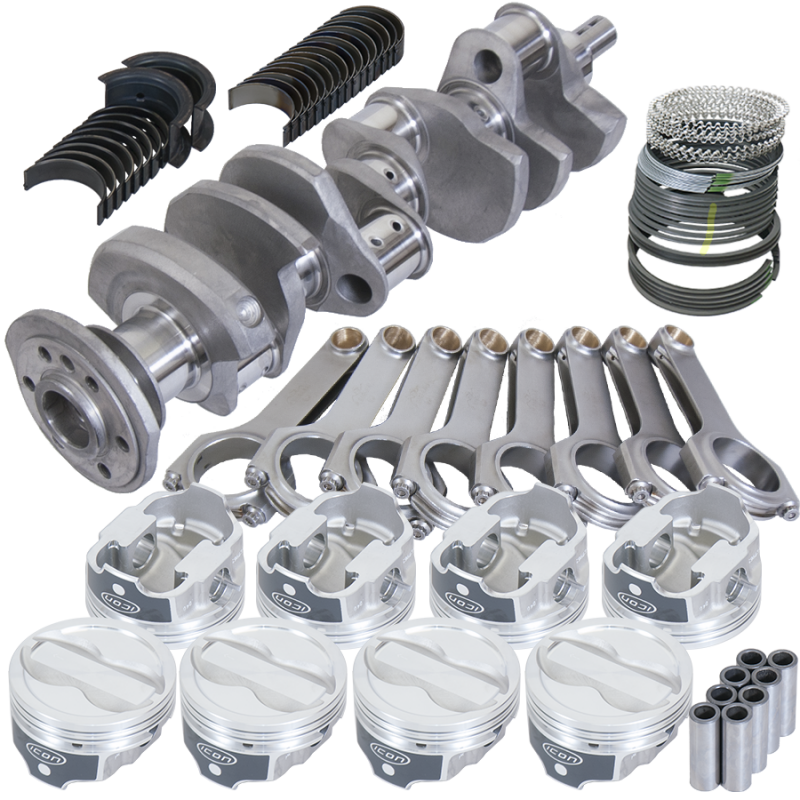 Eagle Chevy 350 3.750in Crank 6.000in H-Beam -18cc 4.030in Pistons Rotating Assembly - 12303030