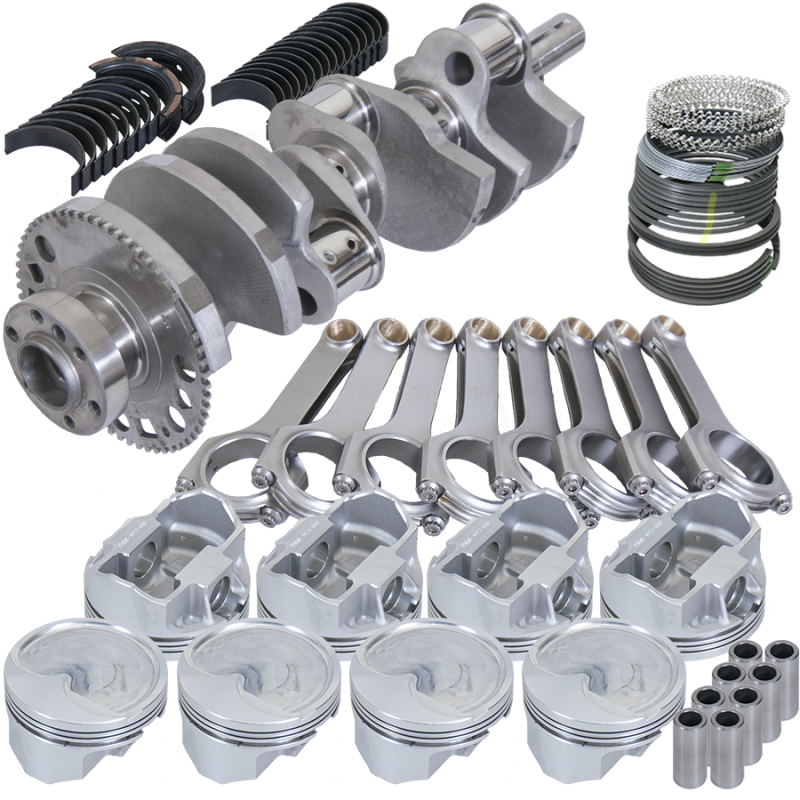 Eagle Chevy LS2 4.000in Crank 58 Tth Reluctor 6.125in H-Beam -15cc 4.010in Pistons Rotating Assembly - 127744010