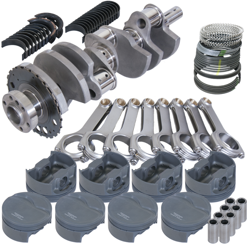 Eagle Chevy LS3 4.000in Crank 24 Tth Reluctor 6.125in H-Beam -14cc 4.065in Pistons Rotating Assembly - 129084065