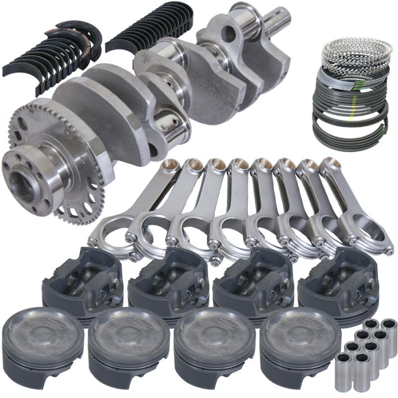 Eagle Chevy LS3 4.000in Crank 58 Tth Reluctor 6.125in H-Beam -25cc 4.075in Pistons Rotating Assembly - 129224075