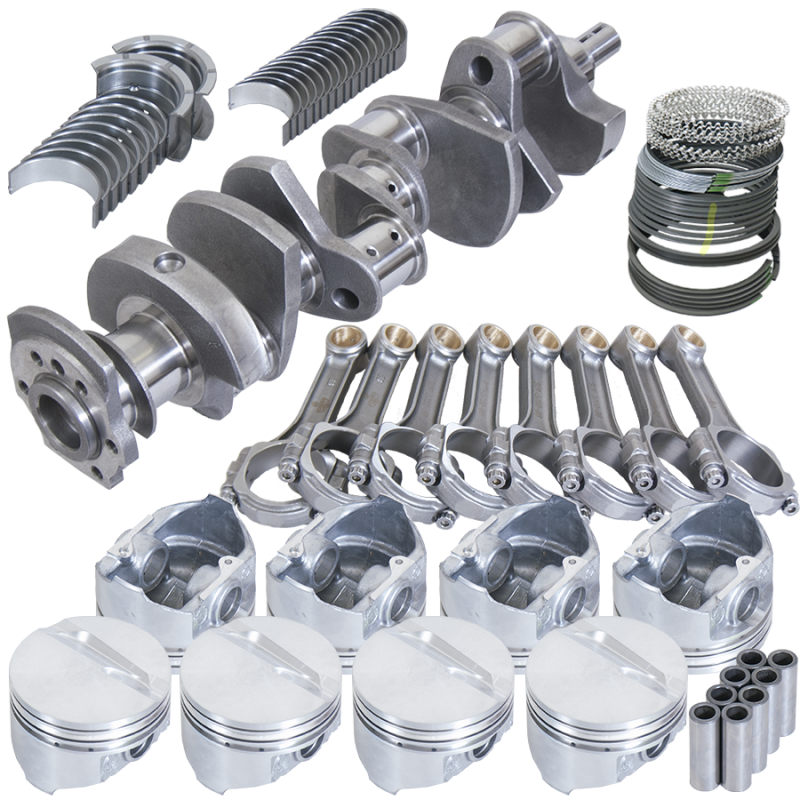 Eagle Chevy 350 3.750in Crank 5.700in I-Beam Rods -7cc Flat Top 4.000in Pistons Rotating Assembly - 13005000