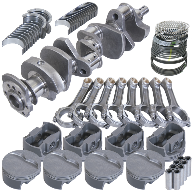 Eagle Chevy 350 3.750in Crank 6.000in I-Beam Rods -5cc Flat Top 4.060in Pistons Rotating Assembly - 13007060