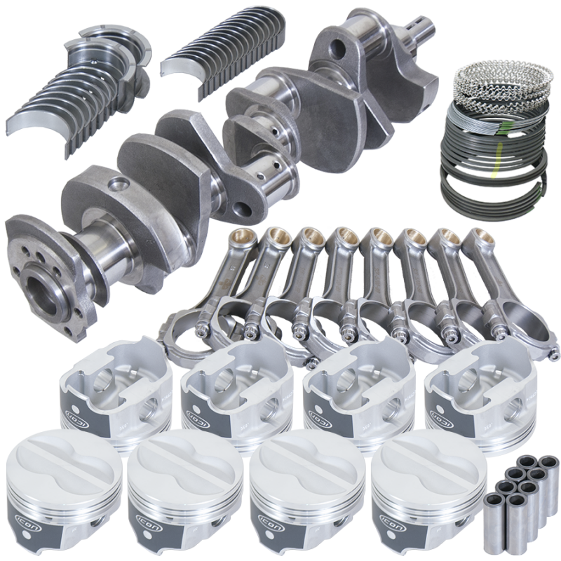 Eagle Chevy 350 3.750in Crank 5.700in I-Beam Rods -10cc 4.040in Pistons Rotating Assembly - 13009040