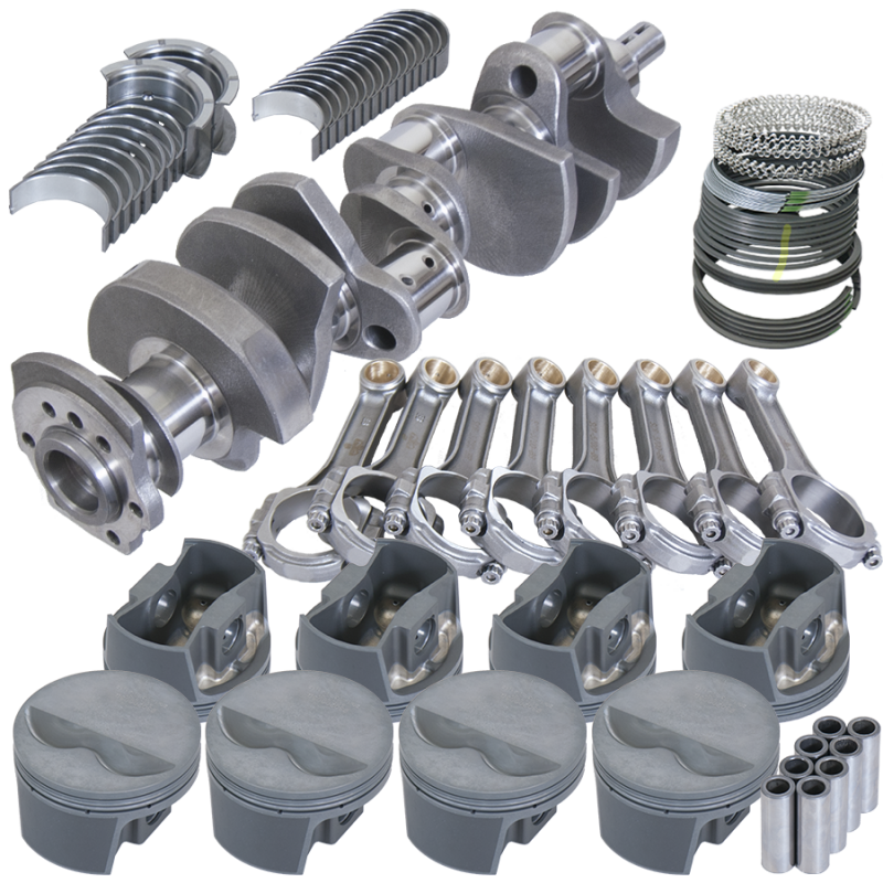 Eagle Chevy LT1350 1Pc 3.480in Crank 6.000in I-Beam Rods -5cc 4.040in Pistons Rotating Assembly - 13022L040