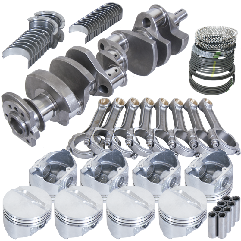 Eagle Chevy 350 3.750in Crank 5.700in I-Beam Rods -7cc Flat Top 4.040in Pistons Rotating Assembly - 13055040