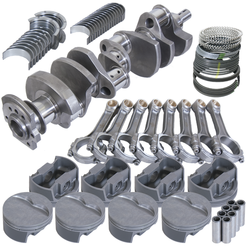 Eagle Chevy 350 3.750in Crank 6.000in I-Beam Rods -5cc Flat Top 4.060in Pistons Rotating Assembly - 13057060