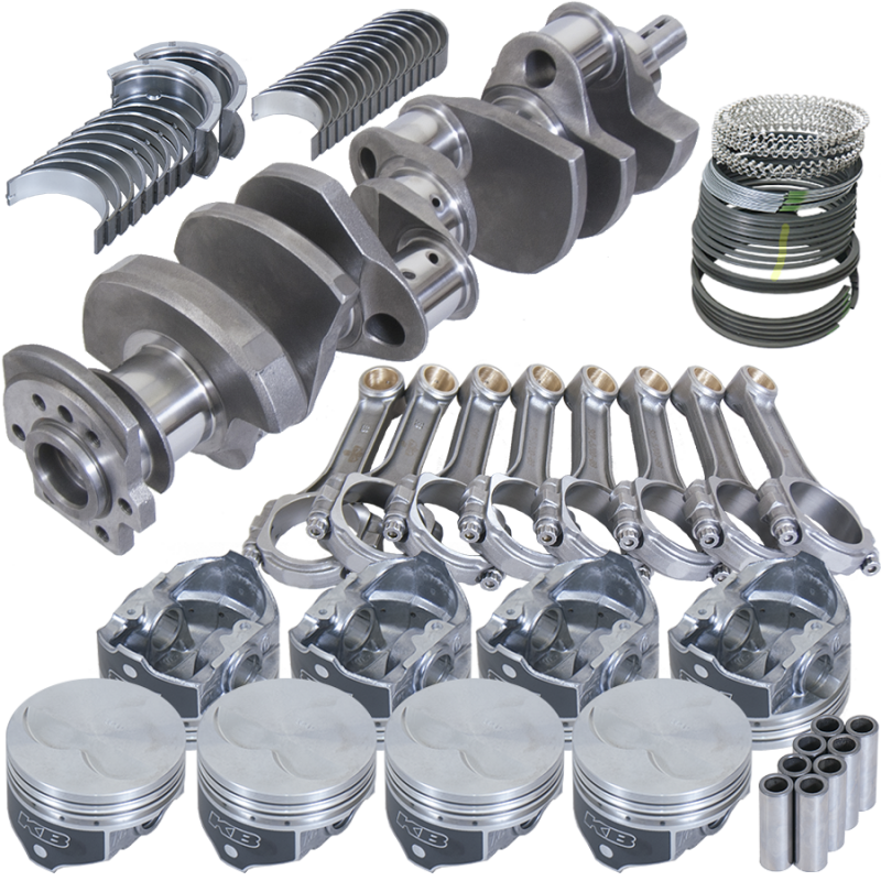 Eagle Chevy 400 3.750in Crank 5.700in I-Beam Rods -7cc Flat Top 4.125in Pistons Rotating Assembly - 13110000