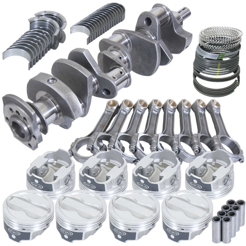 Eagle Chevy LT1350 1Pc 3.750in Crank 6.000in I-Beam Rods -18cc 4.060in Pistons Rotating Assembly - 13303L060