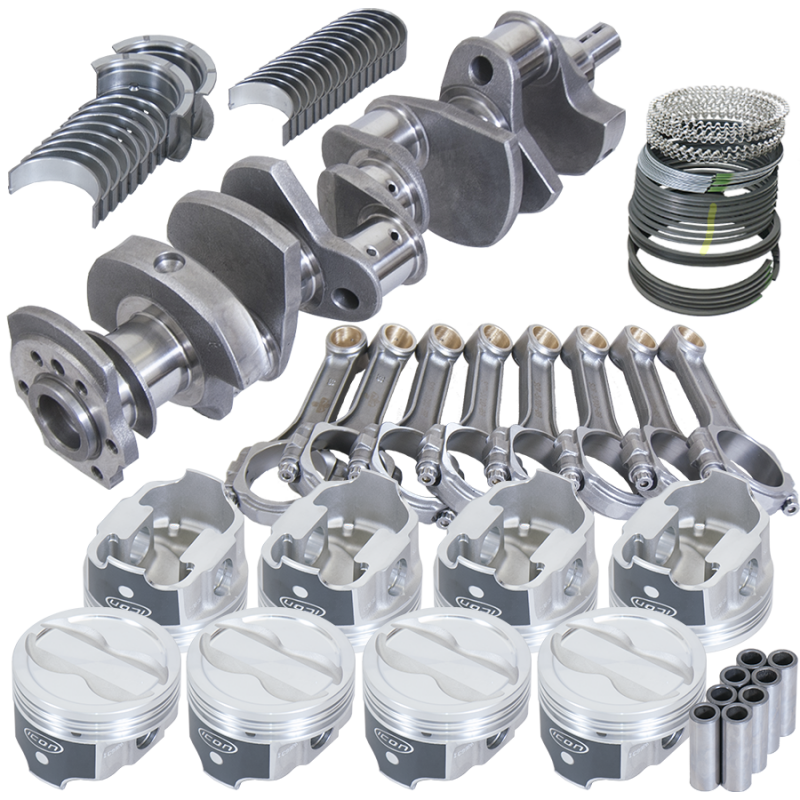 Eagle Chevy 350 3.750in Crank 5.700in I-Beam Rods -18cc 4.060in Pistons Rotating Assembly - 13304060