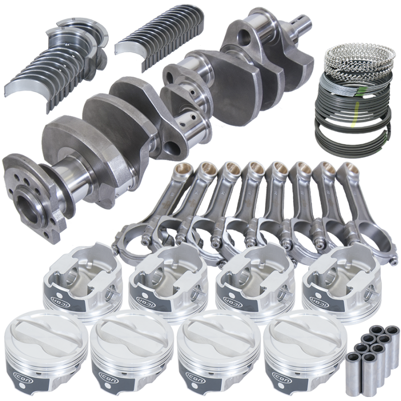 Eagle Chevy 350 3.750in Crank 6.000in I-Beam Rods -18cc 4.030in Pistons Rotating Assembly - 13323030