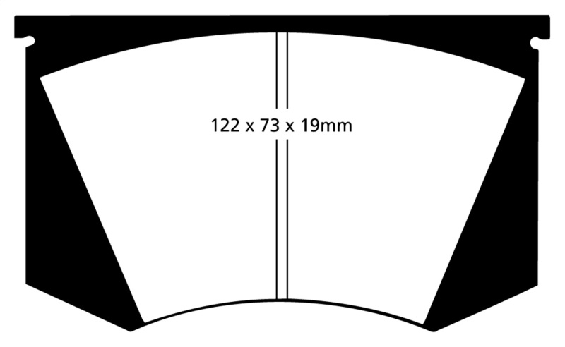 EBC 64-66 Ac Cobra 7.0 Yellowstuff Front Brake Pads - DP4223R