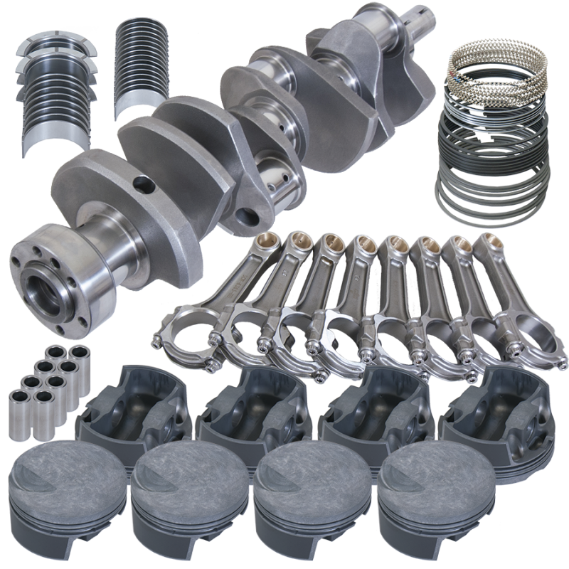 Eagle Chevy 454 1Pc 4.250in Crank 6.385in I-Beam Rod -3cc Flat Top 4.280in Pistons Rotating Assembly - 18020L030