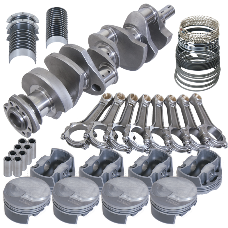 Eagle Chevy 454 4.250in Crank 6.385in I-Beam Rods 18cc Dome 4.350in Pistons Rotating Assembly - 18022100