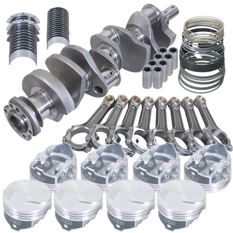 Eagle Chevy 454 4.250in Crank 6.385in I-Beam Rods 17cc Dome 4.350in Pistons Rotating Assembly - 18023100