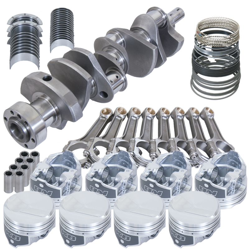 Eagle Chevy 454 1Pc 4.000in Crank 6.135in I-Beam Rods 25.5cc Dome 4.320in Pistons Rotating Assembly - 18202L070