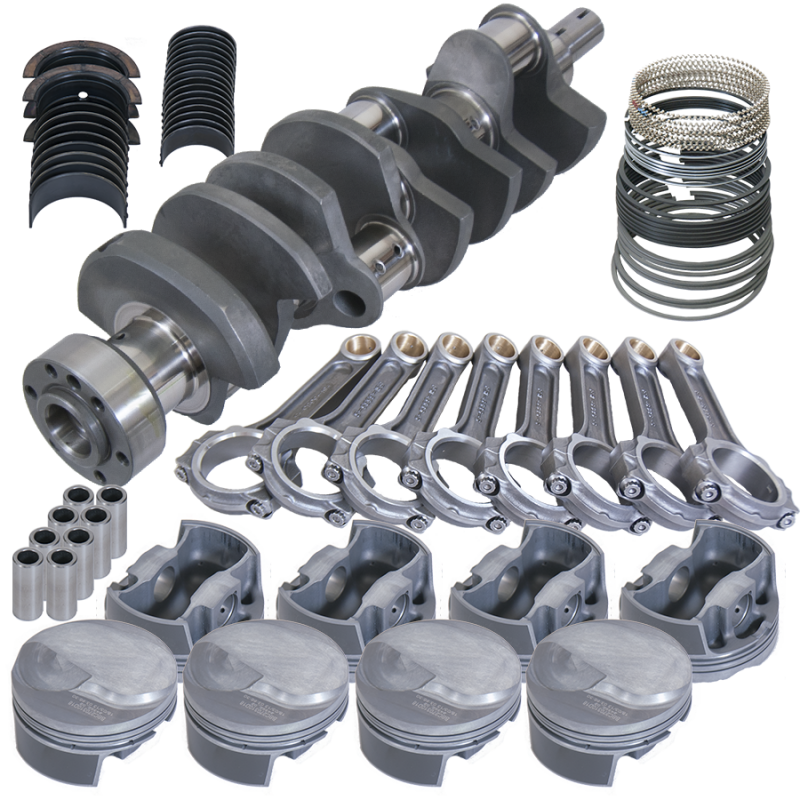 Eagle Chevy 454 1Pc 4.250in Crank 6.385in I-Beam Rods 18cc Dome 4.320in Pistons Rotating Assembly - 61113070
