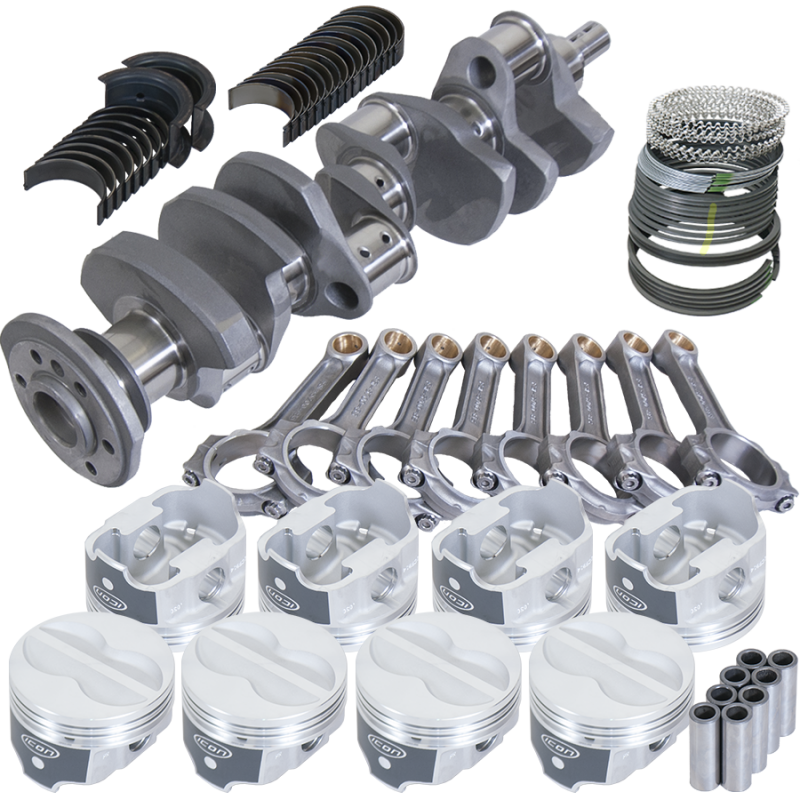 Eagle Chevy 350 3.750in Crank 5.700in I-Beam Rods -10cc 4.060in Pistons Rotating Assembly - 62013060