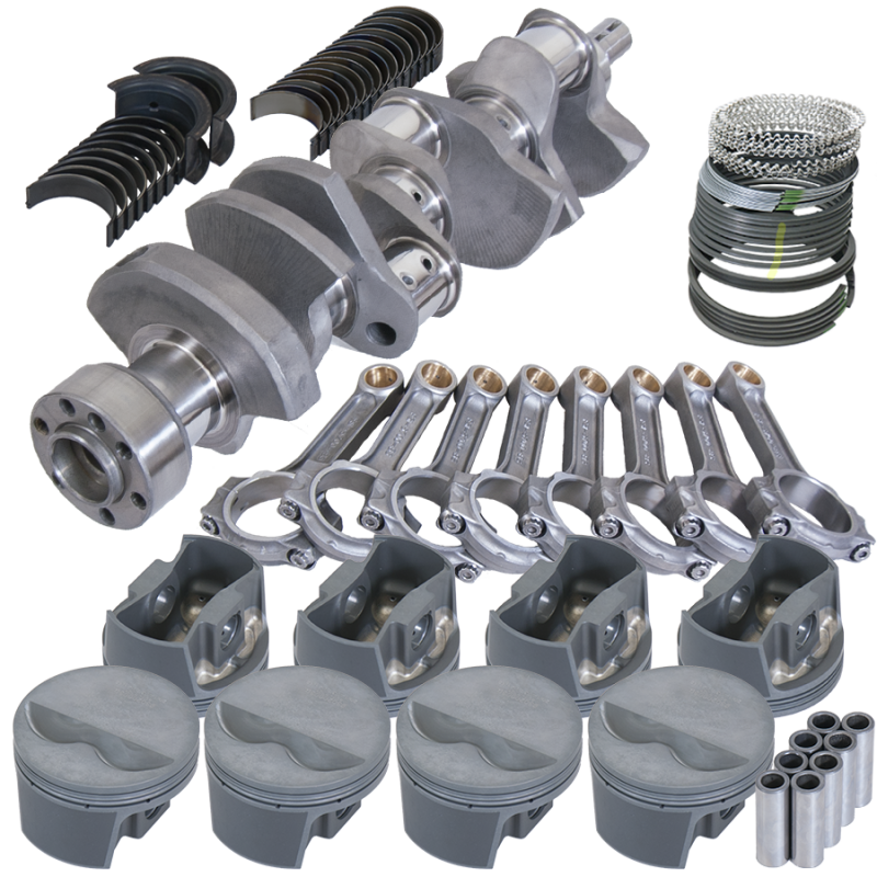 Eagle Chevy LT1 350 1Pc 3.480in Crank 5.700in I-Beam Rods -5cc 4.060in Pistons Rotating Assembly - 62101060