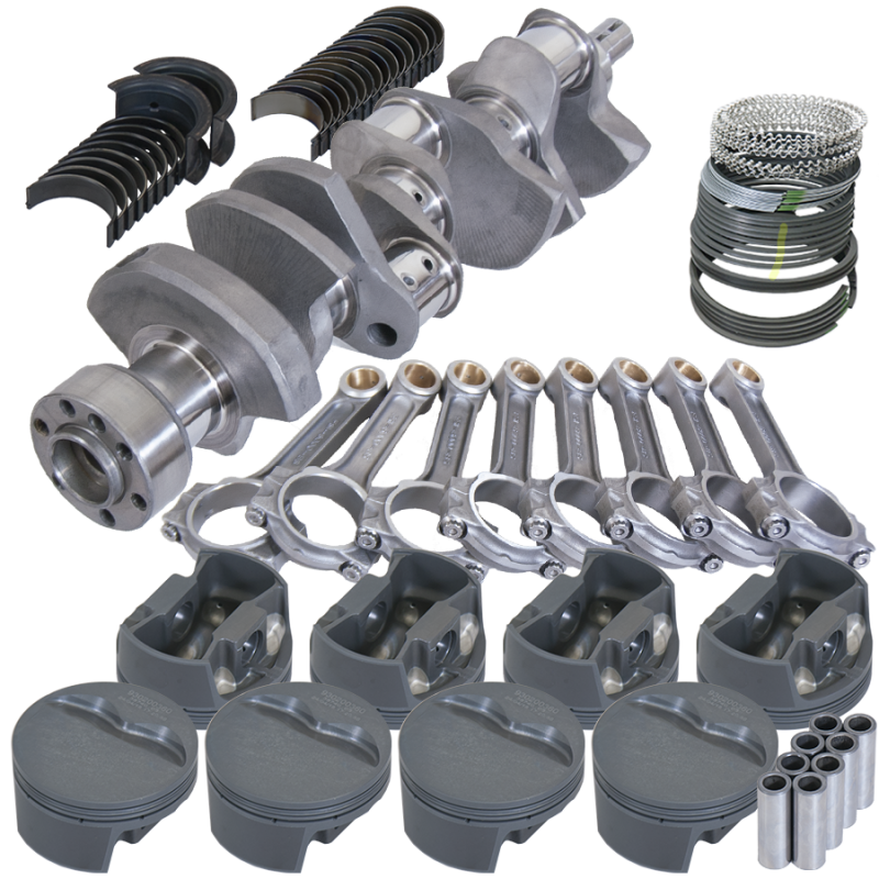 Eagle Chevy LT1 350 1Pc 3.480in Crank 6.000in I-Beam Rods -5cc 4.060in Pistons Rotating Assembly - 62103060