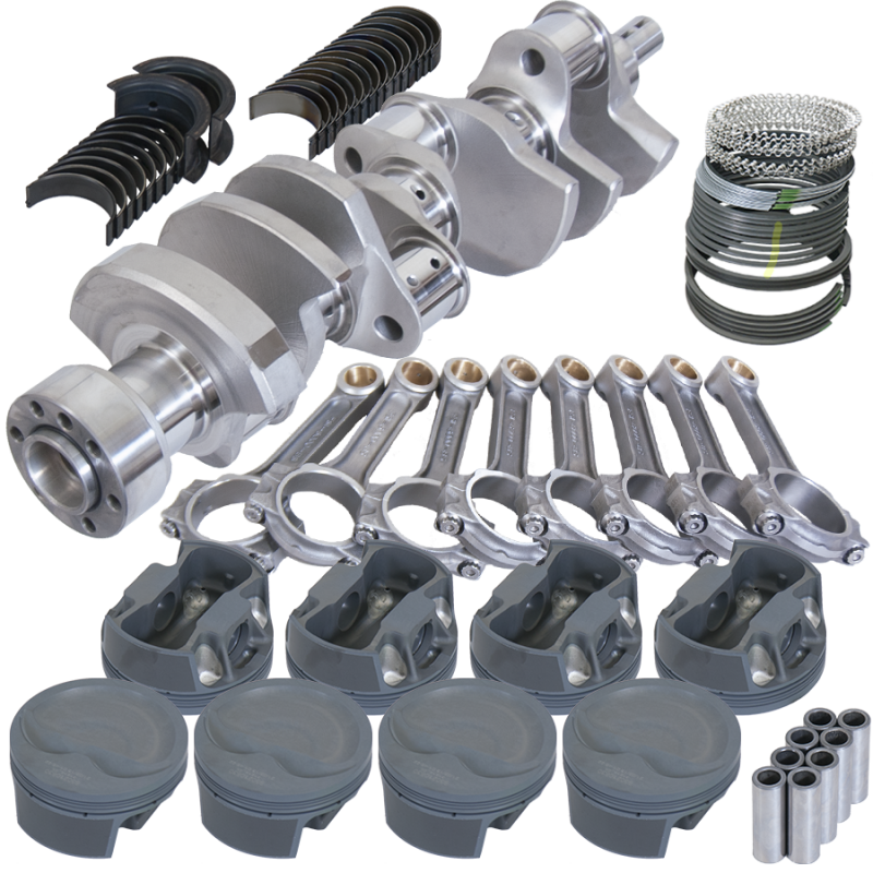 Eagle Chevy LT1 350 1Pc 3.750in Crank 6.000in I-Beam Rods -16cc 4.030in Pistons Rotating Assembly - 62110030