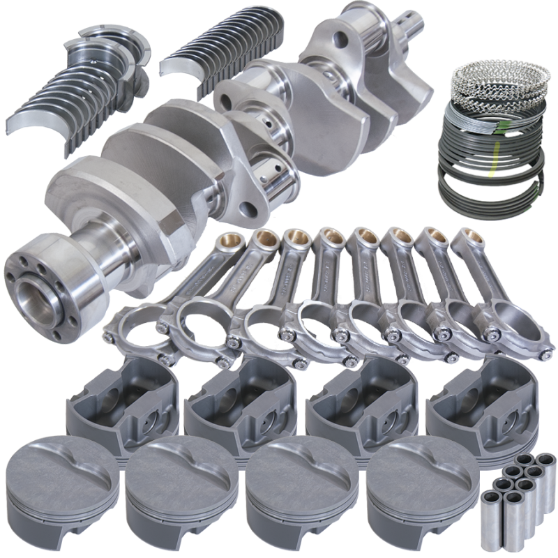 Eagle Chevy LT1 350 1Pc 3.750in Crank 6.000in I-Beam Rods -5cc 4.060in Pistons Rotating Assembly - 62111060