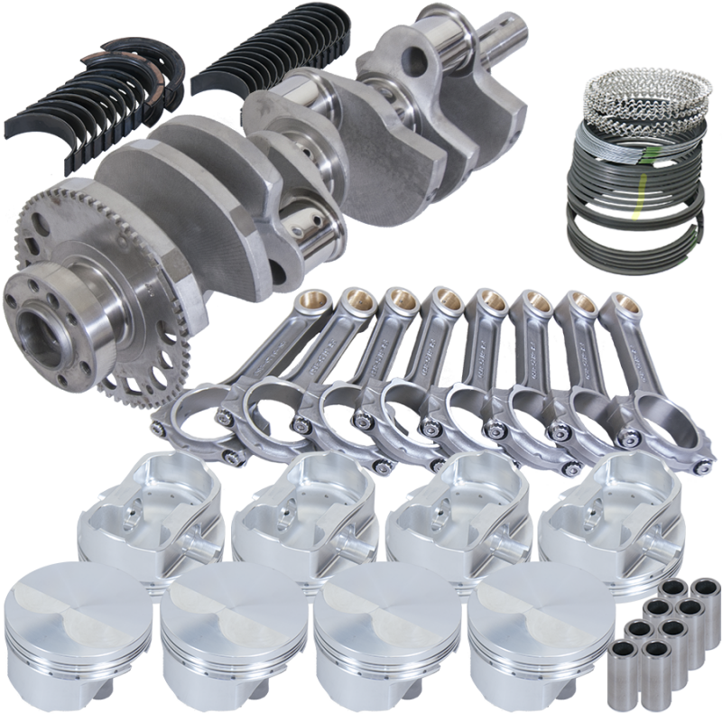 Eagle Chevy LS2 4.000in Crank 58 Tth Reluctor 6.125in I-Beam Rods 4.030in Pistons Rotating Assembly - 628274030