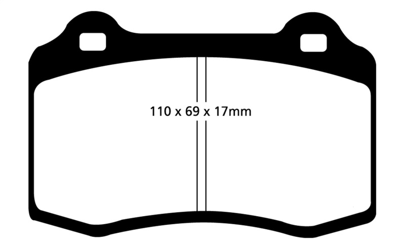 EBC 92-00 Dodge Viper 8.0 Bluestuff Front Brake Pads - DP51031NDX