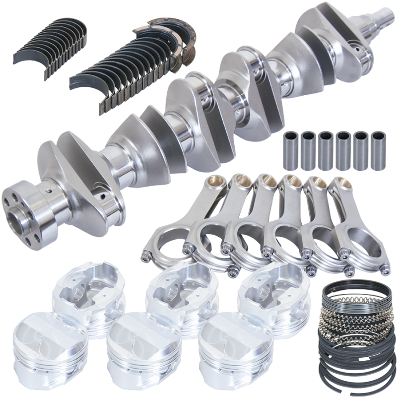 Eagle Nissan RB26 3.059in Billet Crank 4.783in H-Beam 26cc Dome 86mm Pistons Rotating Assembly - 87122860