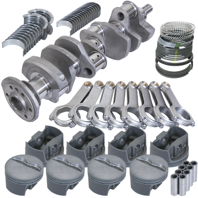 Eagle Chevy 350 3.750in Crank 5.700in H-Beam -5cc Flat Top 4.030in Pistons Balanced Assembly - B12008030