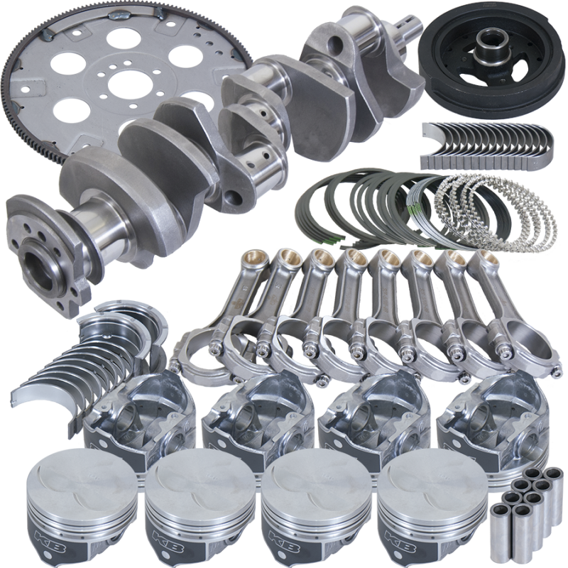 Eagle Chevy 400 3.750in Crank 5.700in I-Beam Rods -7cc Flat Top 4.155in Pistons Balanced Assembly - B13010000