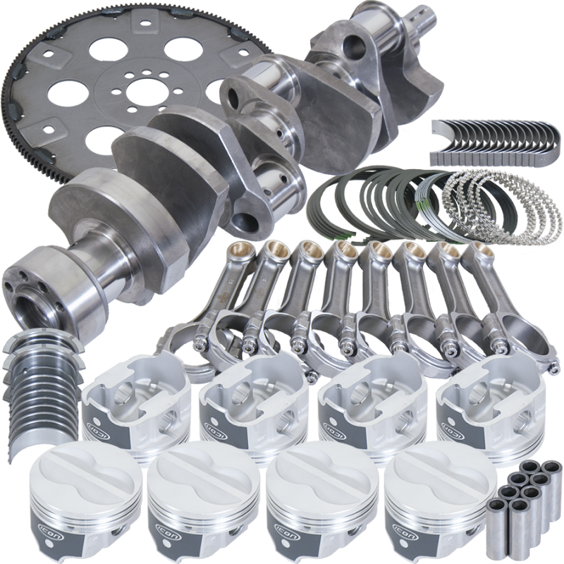 Eagle Chevy 350 1Pc 3.750in Crank 5.700in I-Beam Rods -10cc 4.000in Pistons Balanced Assembly - B13559L00068