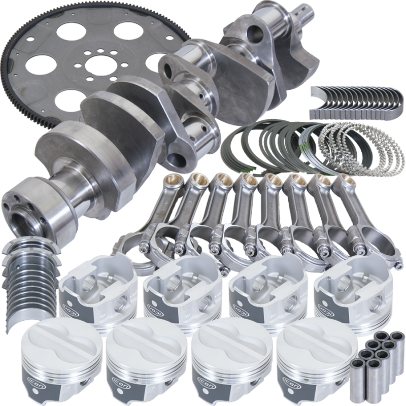 Eagle Chevy 350 1Pc 3.750in Crank 5.700in I-Beam Rods -10cc 4.060in Pistons Balanced Assembly - B13559L06053