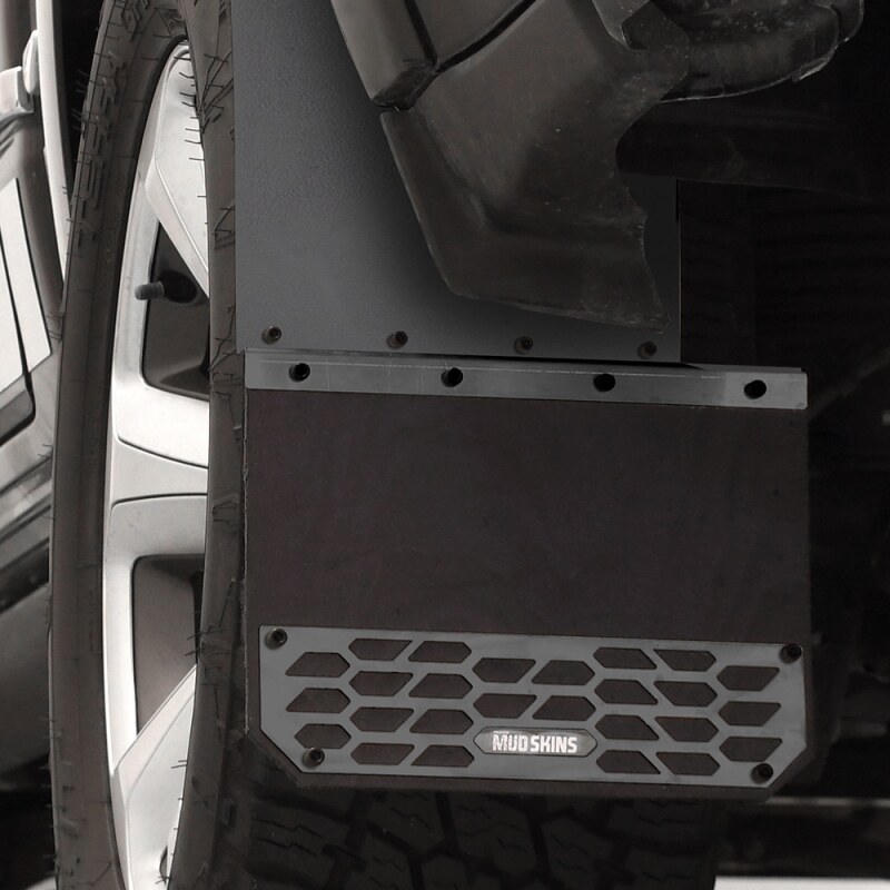 Putco 19-25 Chevrolet Silverado LD / GMC Sierra LD (Front) - Set of 2 Mud Skins - Solid Black - 78505