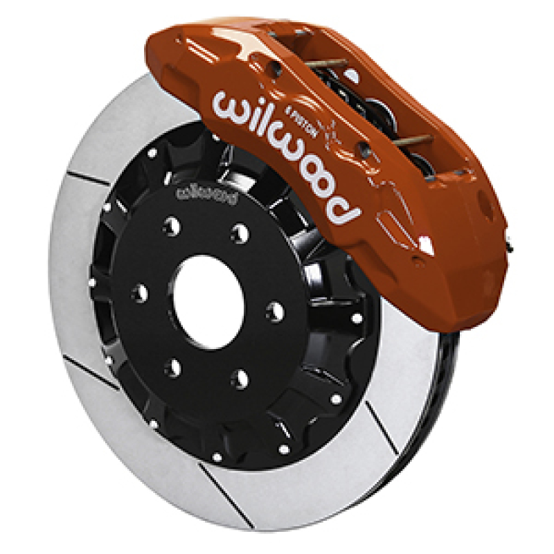 Wilwood 13-18 RAM 1500 4WD Aerolite 6R Kit 5 x 5.50in Hub - 13.38in Drilled & Slotted Rotor - Red - 140-18208-DR