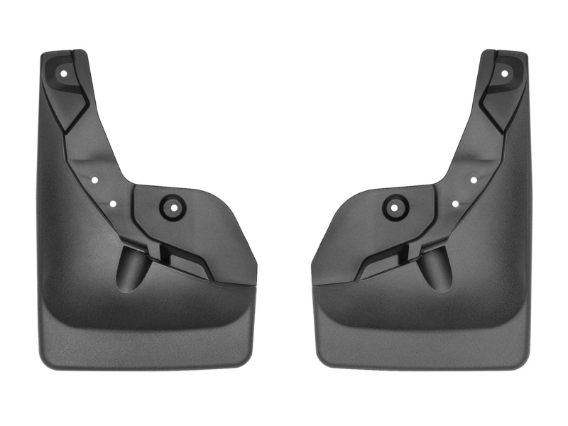 WeatherTech 24-25 Toyota Tacoma w/Fender Flares Front No Drill MudFlaps - Black - 110182