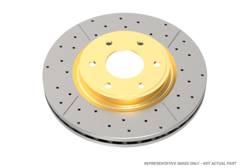 DBA 05 Pontiac GTO Rear Drilled & Slotted Street Series Rotor - DBA2021X