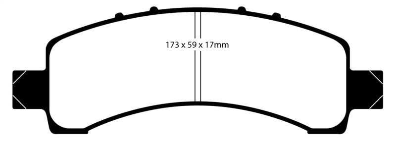 EBC 02 Cadillac Escalade 5.3 (Akebono rear caliper) Greenstuff Rear Brake Pads - DP61667