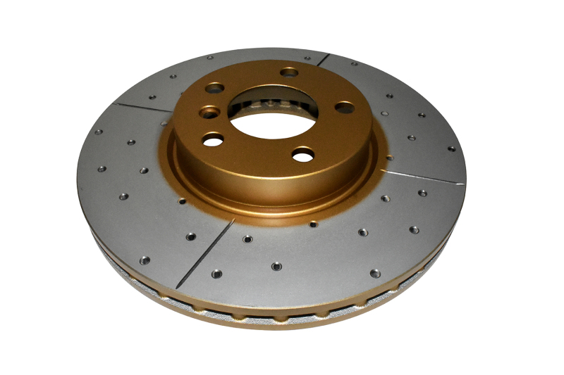 DBA 07-10 BMW X5 xDrive30i Front Drilled & Slotted Street Series Rotor - DBA2874X