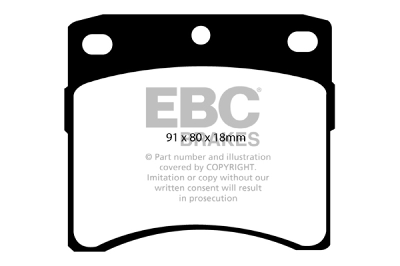 EBC 93-96 Volkswagen Eurovan 2.5 Vented Rotors Greenstuff Front Brake Pads - DP6939