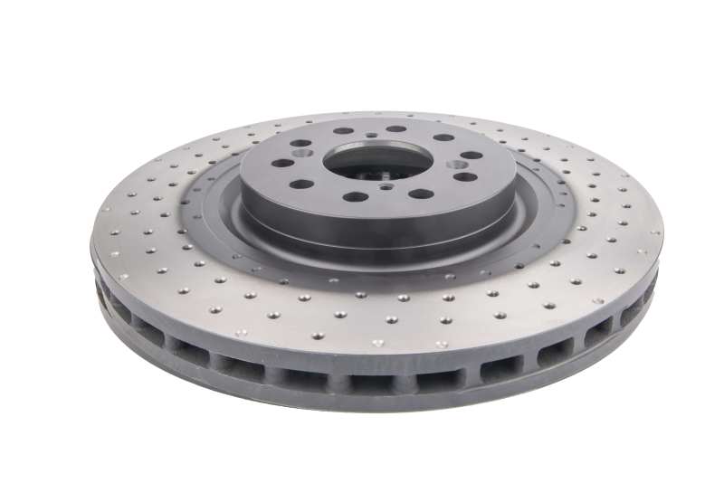 DBA 17-20 Honda Civic Type R Hatch Front 4000 Series Cross Drilled Rotor - DBA43700XD