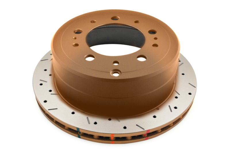 DBA 98-05 Lexus LX 470 / 98+ Toyota Landcruiser 100 Series Rear Drilled & Slotted 4000 Series Rotor - DBA4789XS