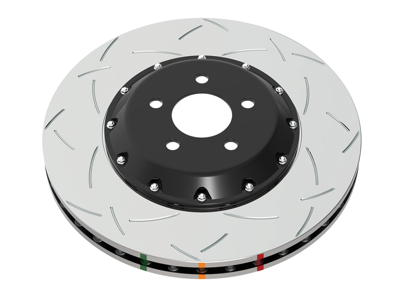 DBA 08-15 Mitsubishi Lancer Evo X T3 5000 Series Front Slotted Rotor w/NAS Nuts - DBA52224.1V2S