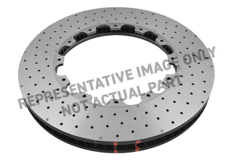 DBA 2007 Audi S6 Front 5000 Series Drilled Ring w/NAS Nuts - DBA52778.1XD